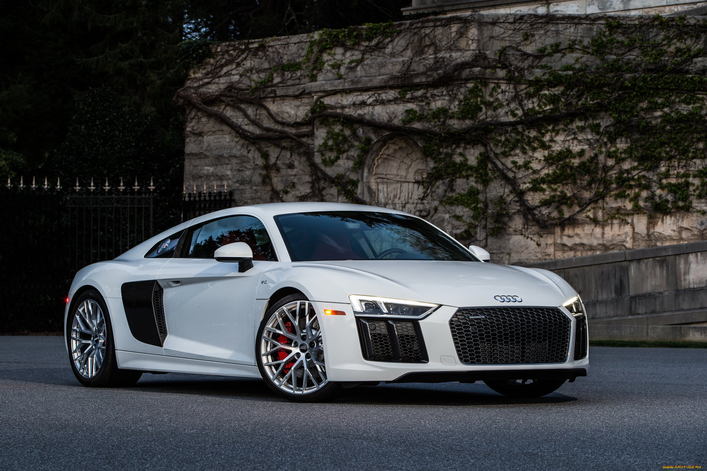 , audi, 2017, us-spec, v10, r8